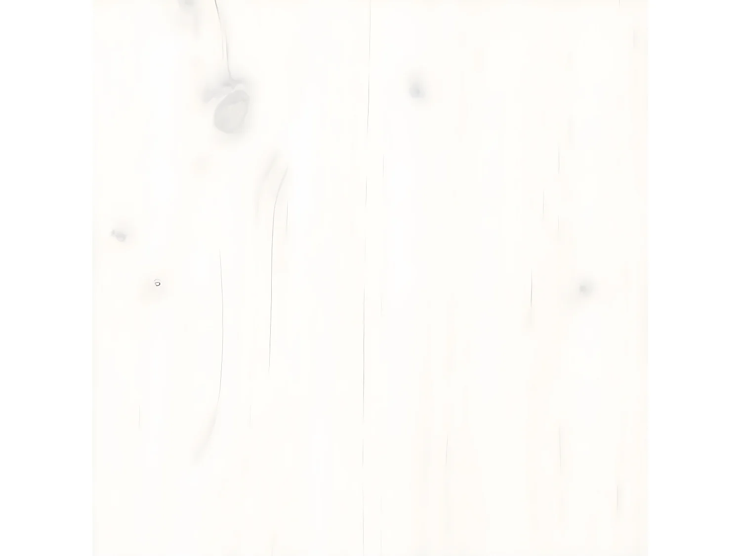 Table basse Blanc Ø 35x35 Bois massif de pin