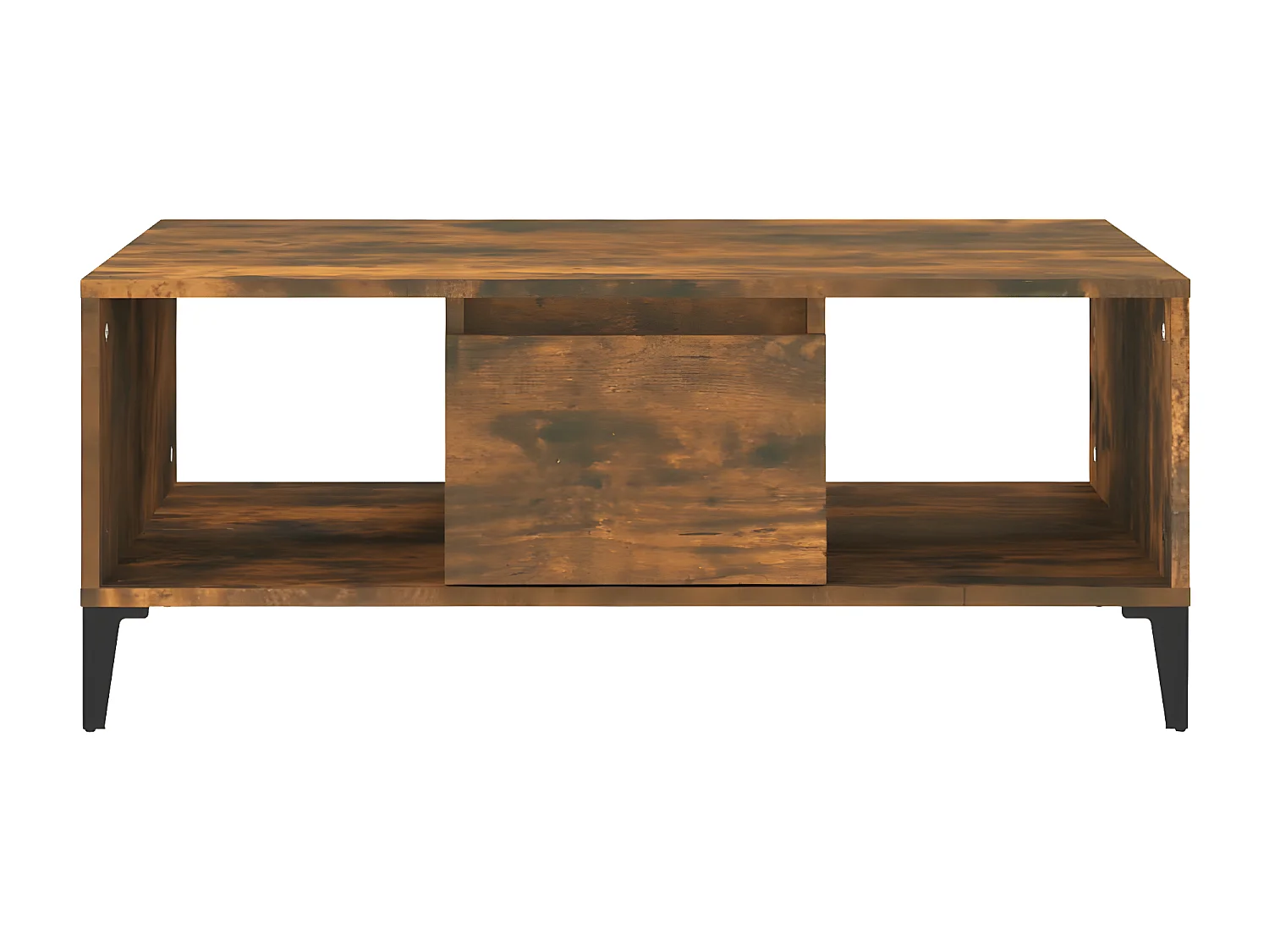 Table basse Chêne fumé 90x50x36,5 Bois d'ingénierie