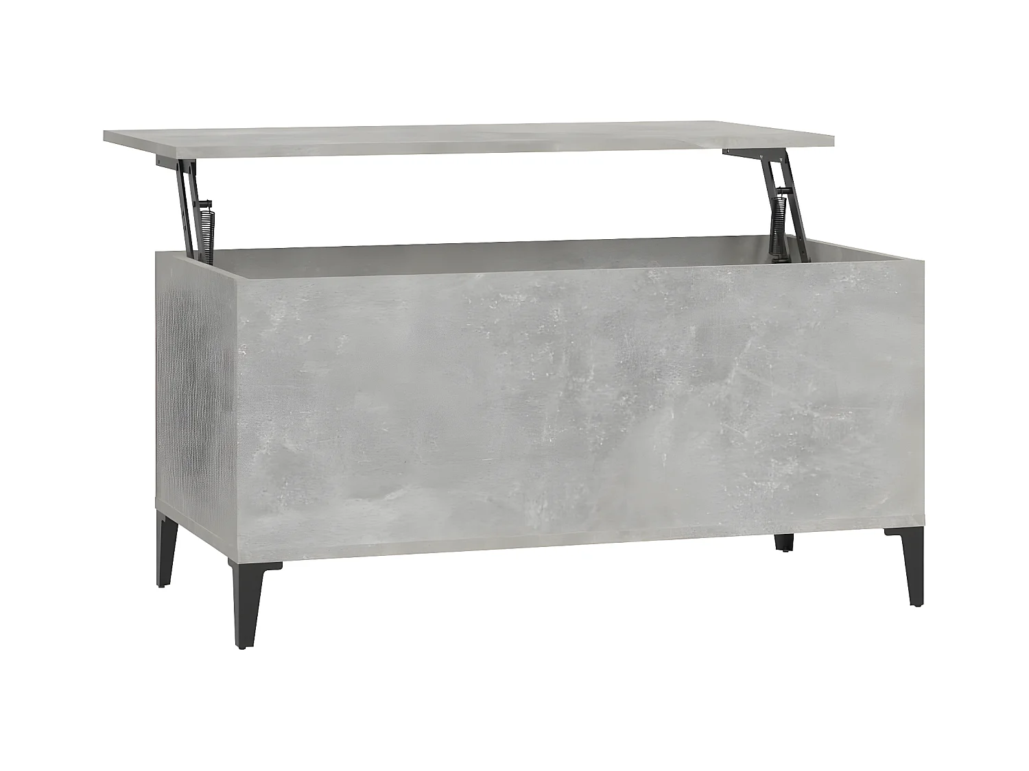 Table basse Gris béton 90x44,5x45 Bois d'ingénierie