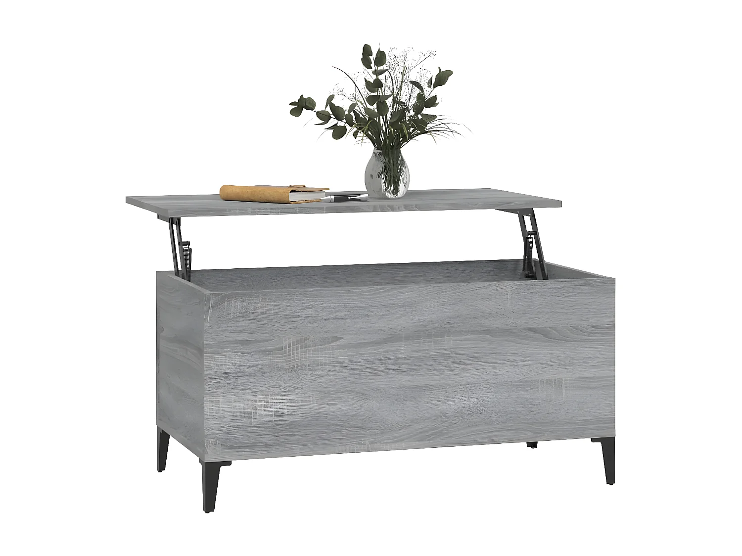 Table basse Sonoma gris 90x44,5x45 Bois d'ingénierie