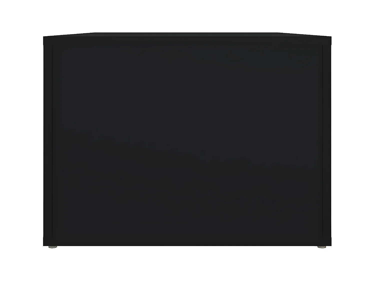 Table basse Noir 80x50x36 Bois d'ingénierie