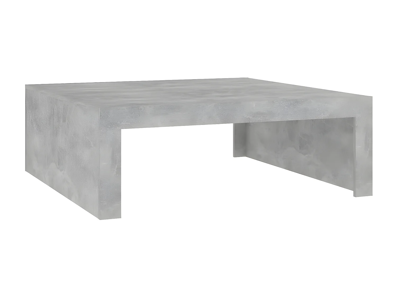 Table basse Gris béton 100x100x35 2