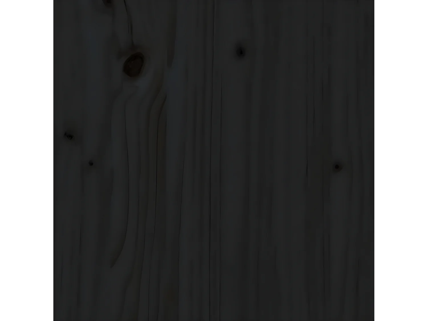 Table basse Noir Ø 40x60 Bois massif de pin