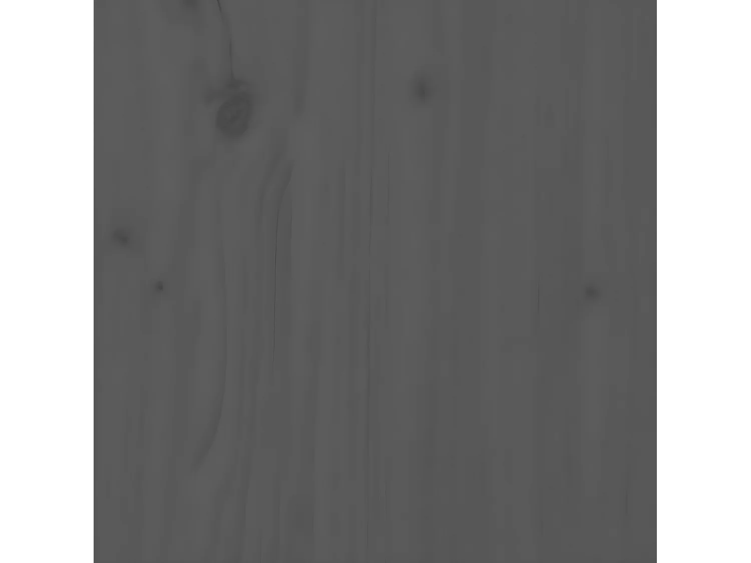 Table basse Gris Ø 55x45 Bois massif de pin