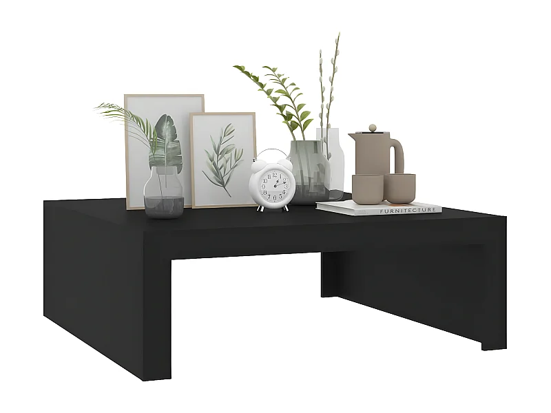 Table basse Noir 100x100x35