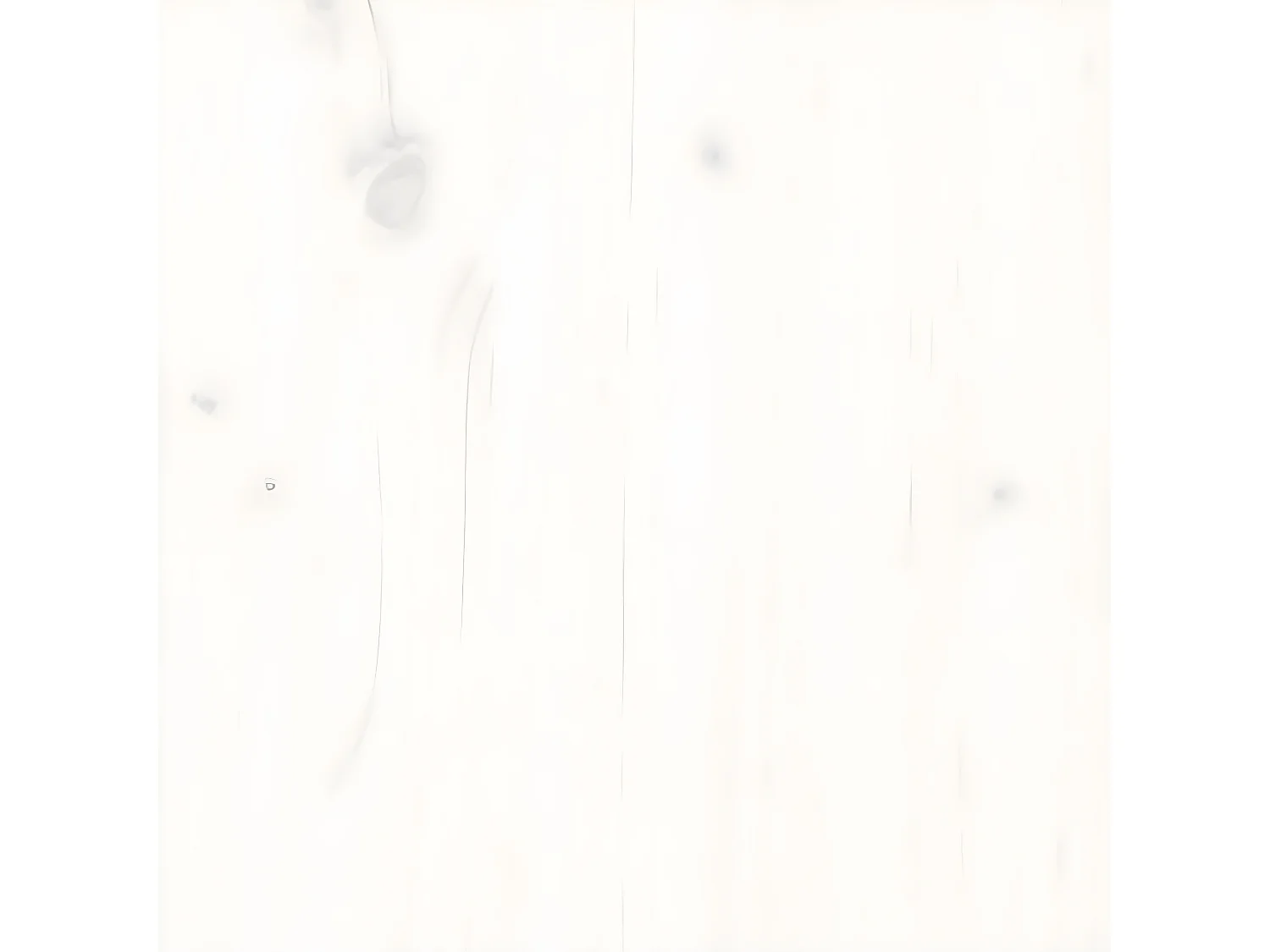 Table basse Blanc Ø 40x60 Bois massif de pin