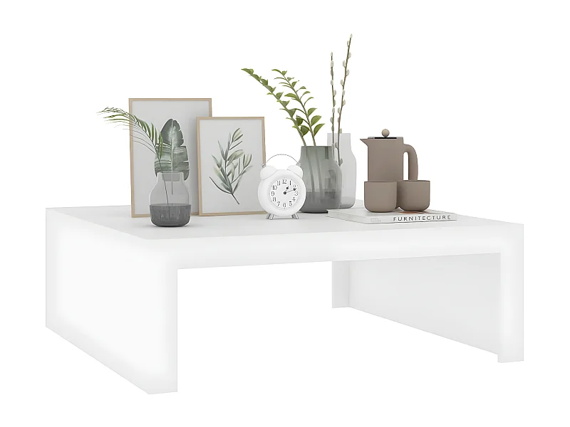 Table basse Blanc 100x100x35 2