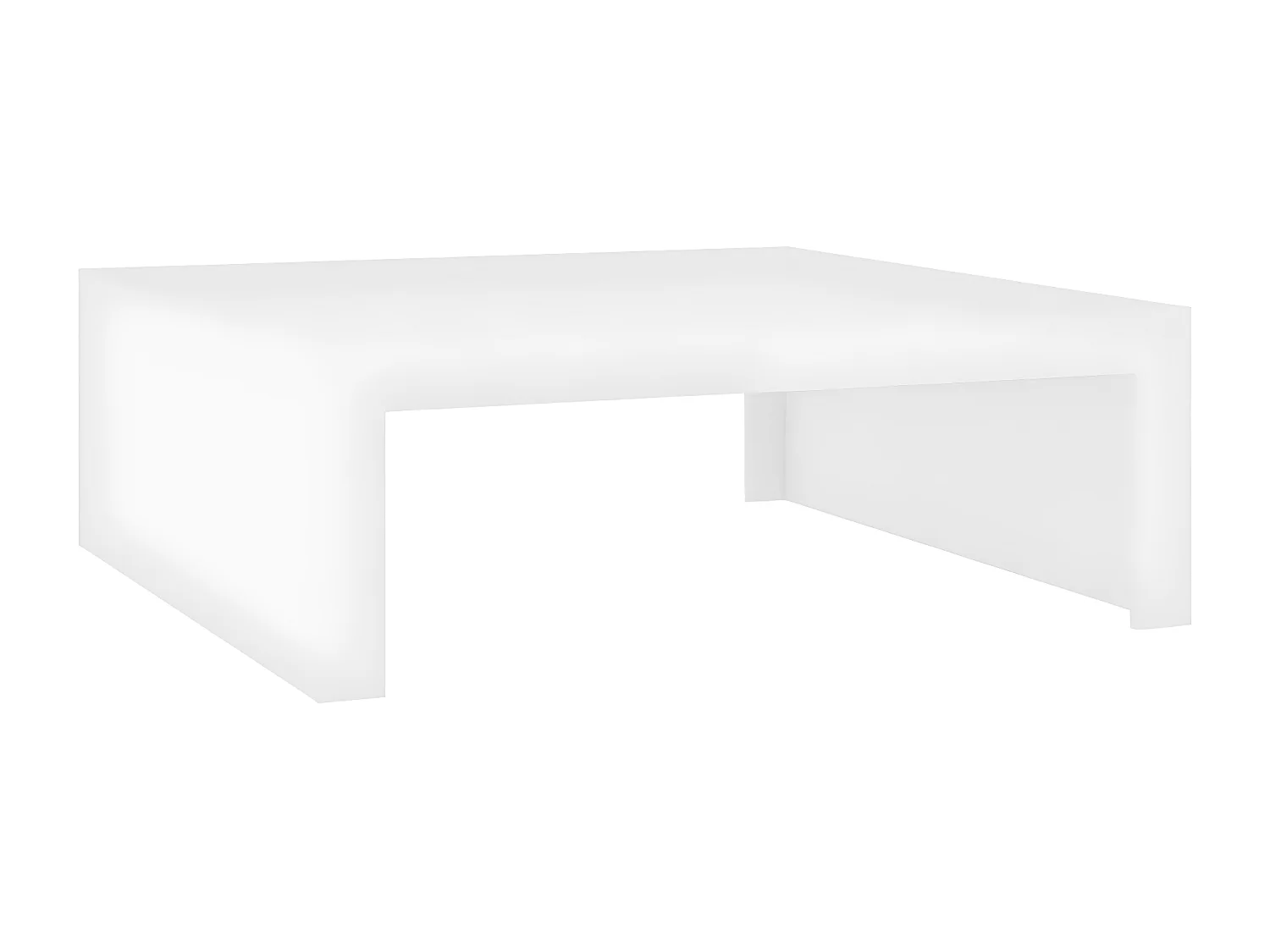 Table basse Blanc 100x100x35 2