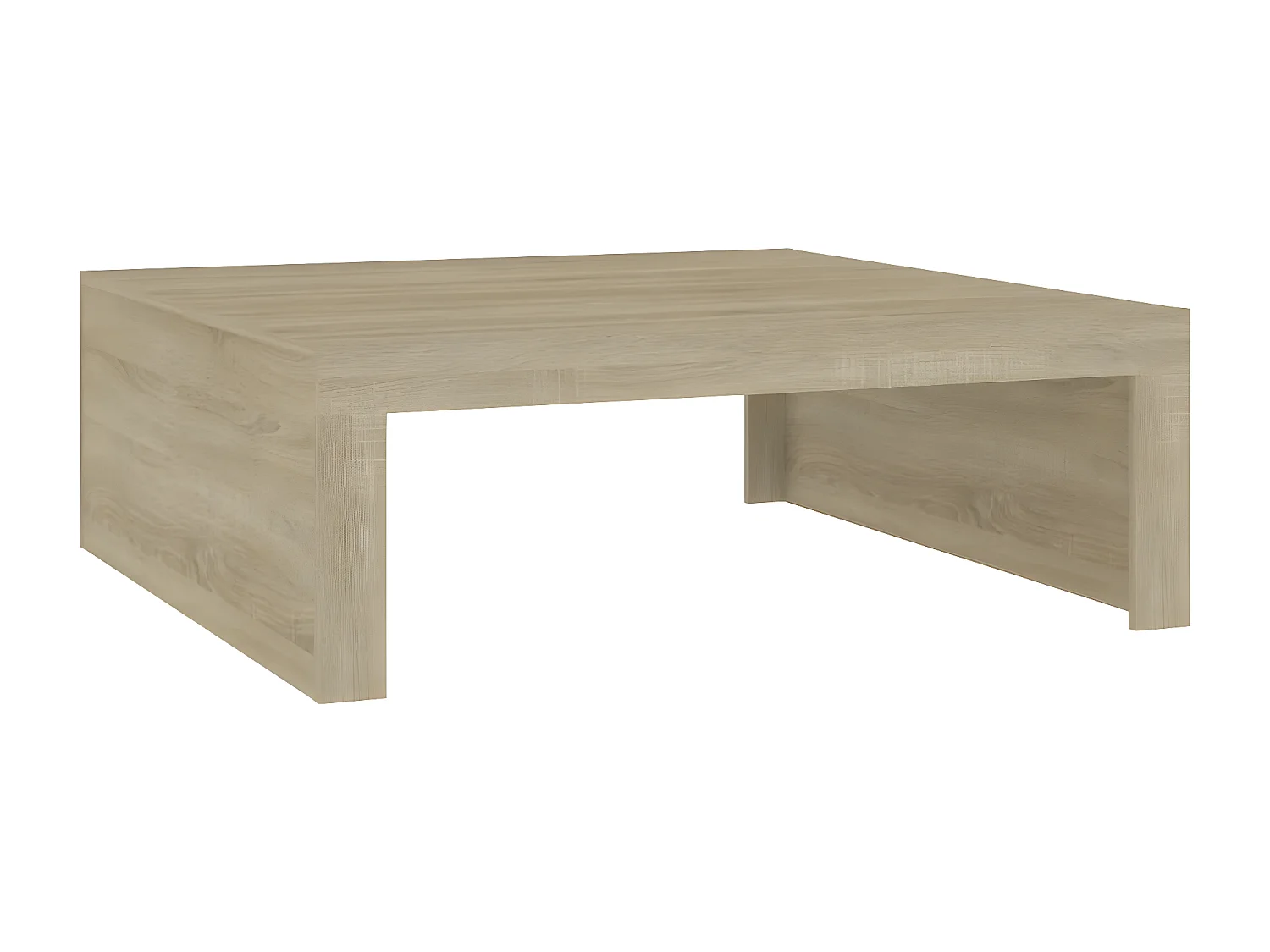 Table basse Chêne sonoma 100x100x35