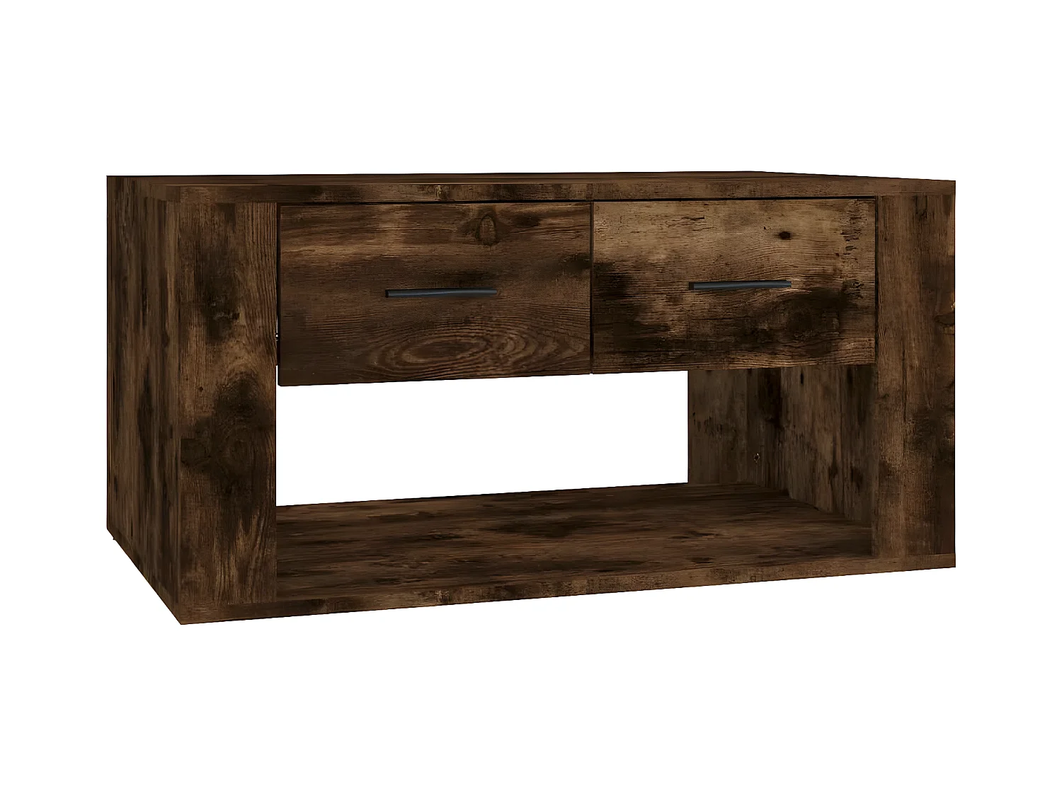 Table basse Chêne fumé 80x50x40 Bois d'ingénierie