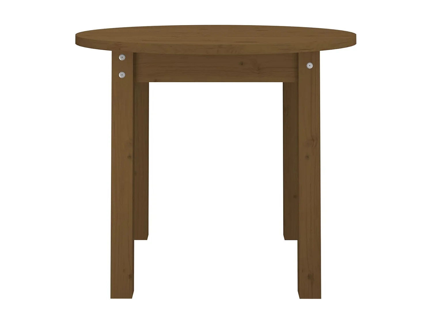 Table basse Marron miel Ø 55x45 Bois massif de pin