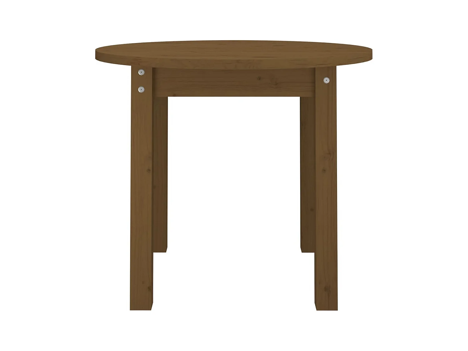 Table basse Marron miel Ø 55x45 Bois massif de pin