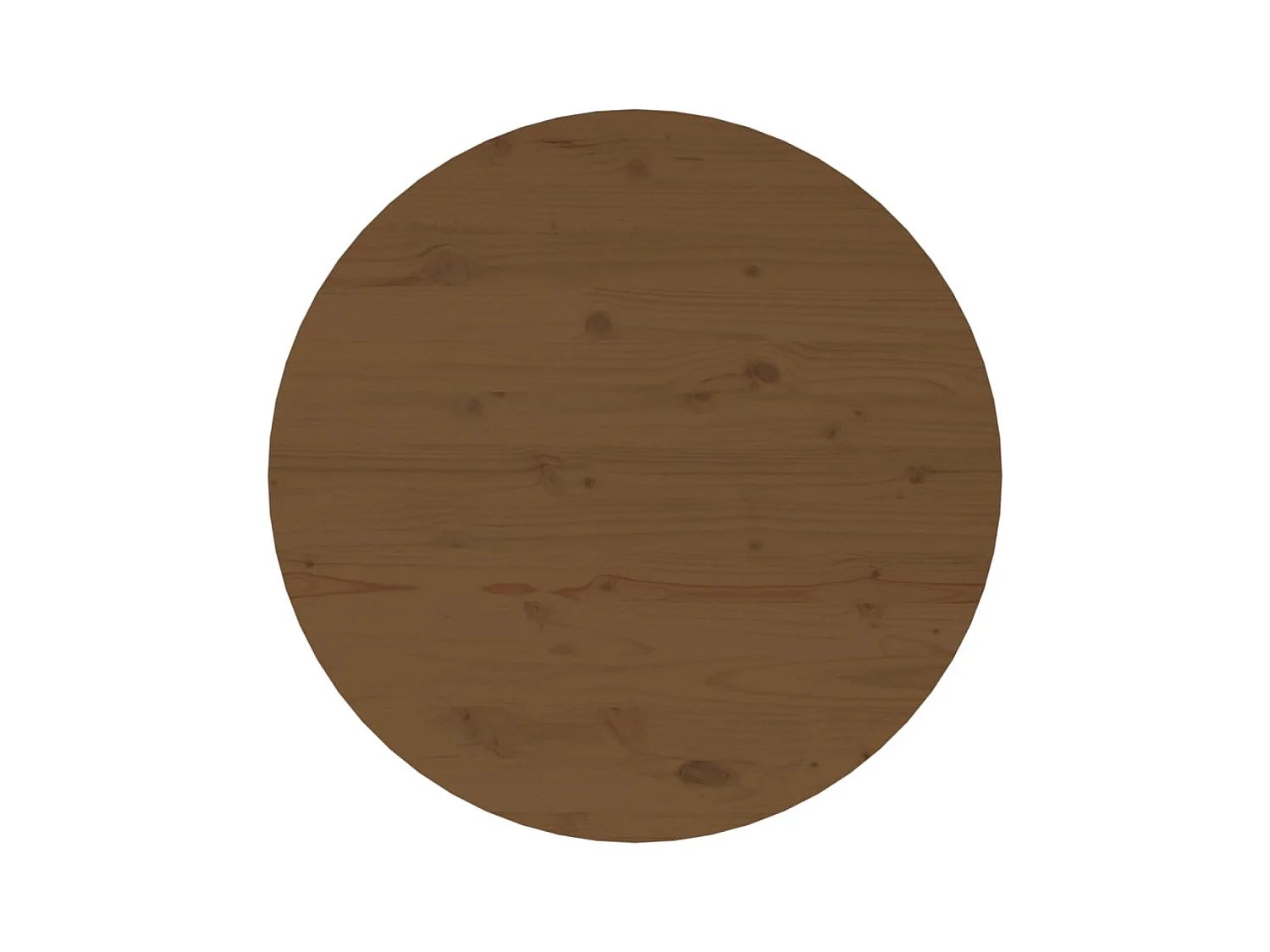 Table basse Marron miel Ø 55x45 Bois massif de pin