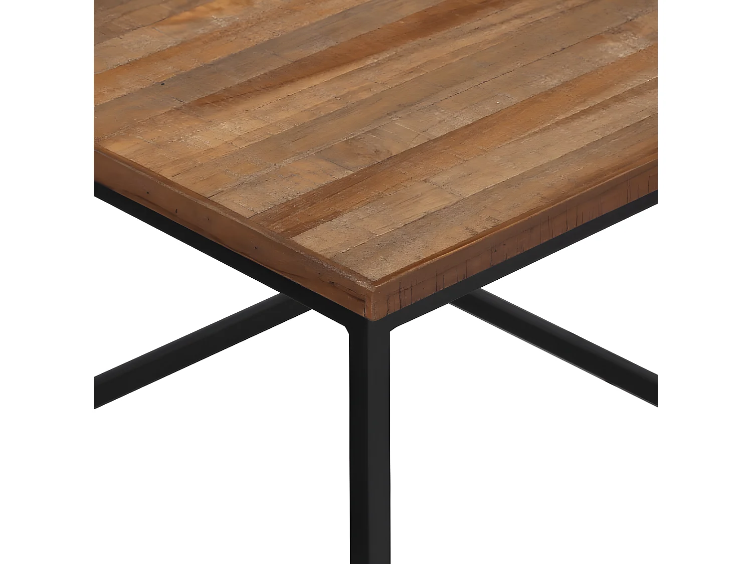 Tables basses gigognes 2 pcs bois massif de teck