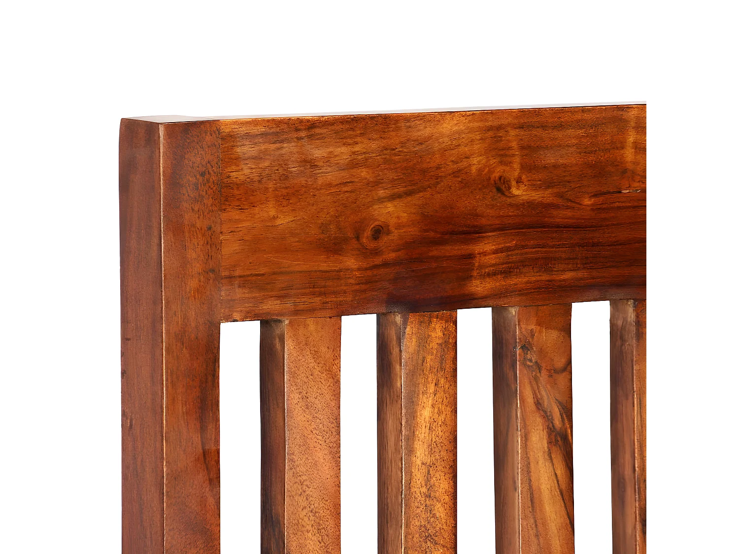 Chaise de salle à manger 4 pcs Bois massif avec finition Sesham