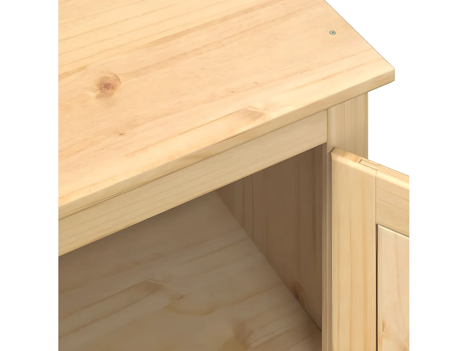 Garde-robe Corona 76x50x170 bois de pin massif