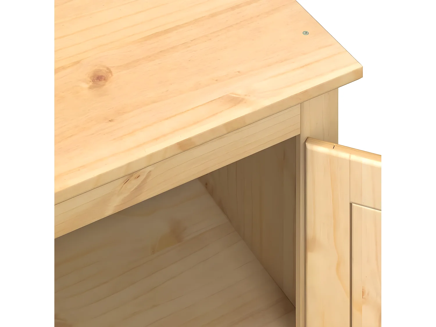 Garde-robe Corona 76x50x170 bois de pin massif