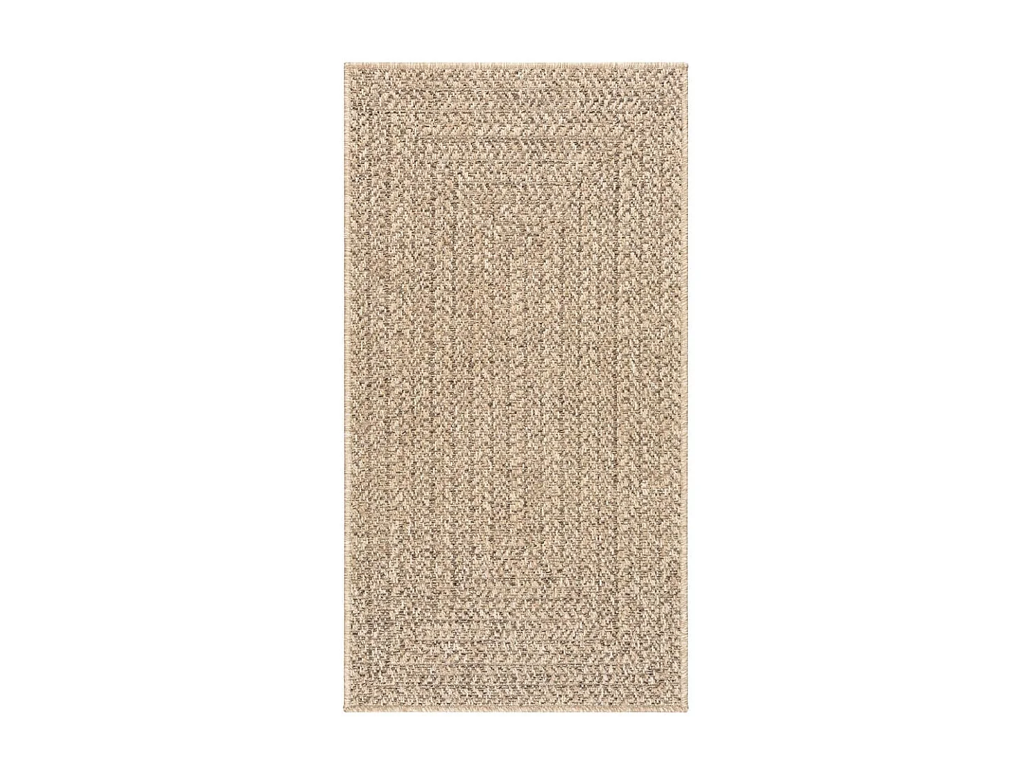 Tapis ZIZUR 100x200 aspect de jute intérieur et extérieur