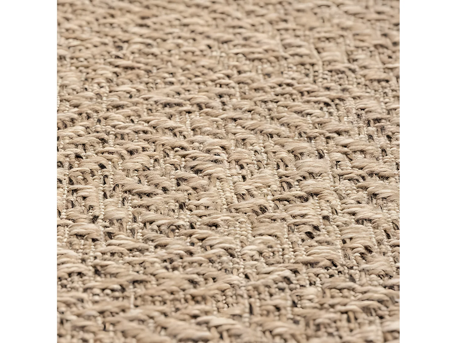 Tapis ZIZUR 80x250 aspect de jute intérieur et extérieur