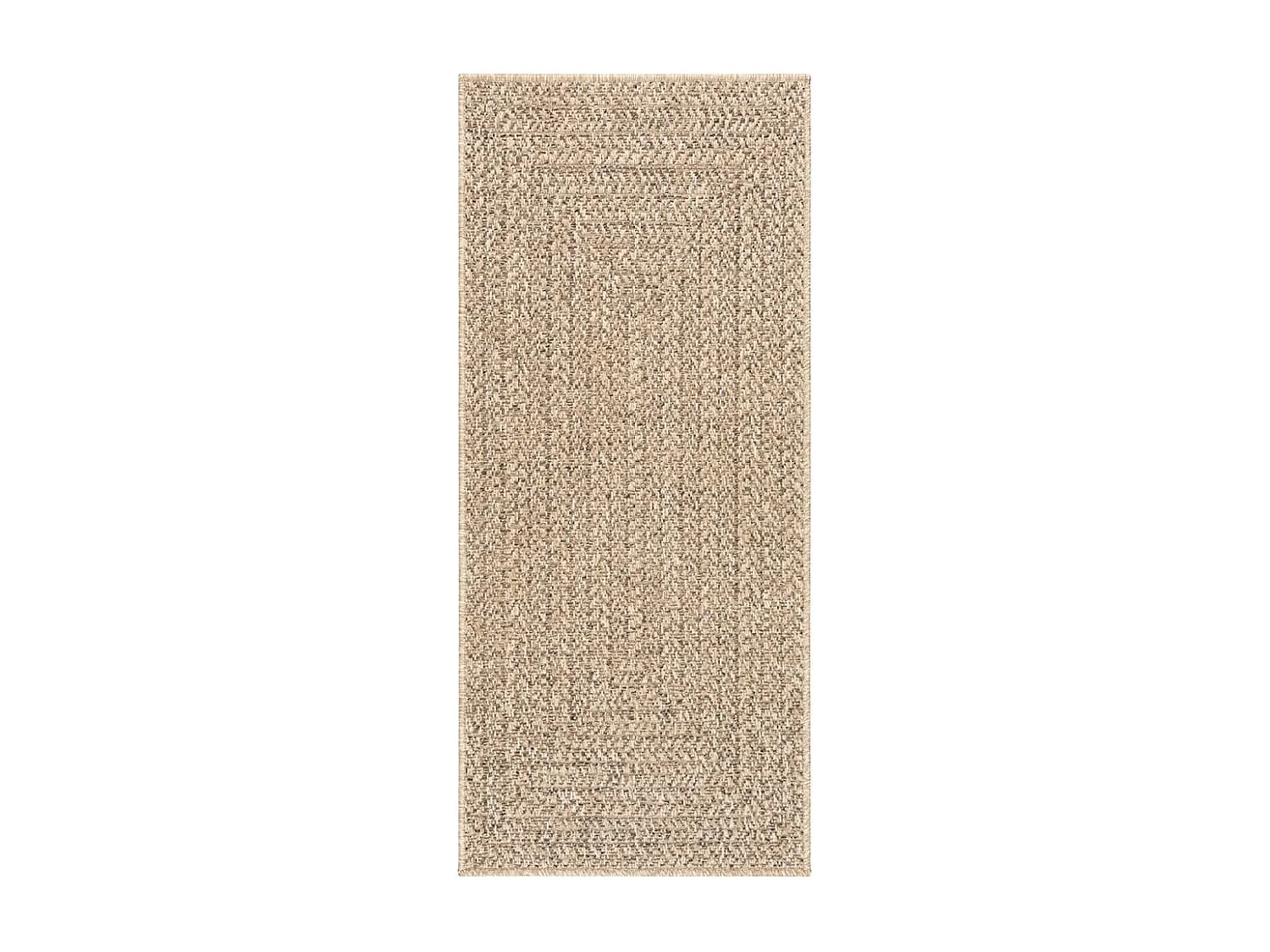 Tapis ZIZUR 80x200 aspect de jute intérieur et extérieur