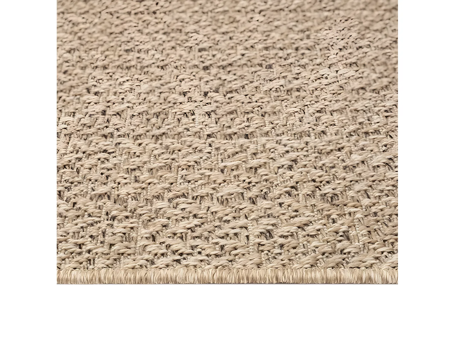 Tapis ZIZUR 80x200 aspect de jute intérieur et extérieur