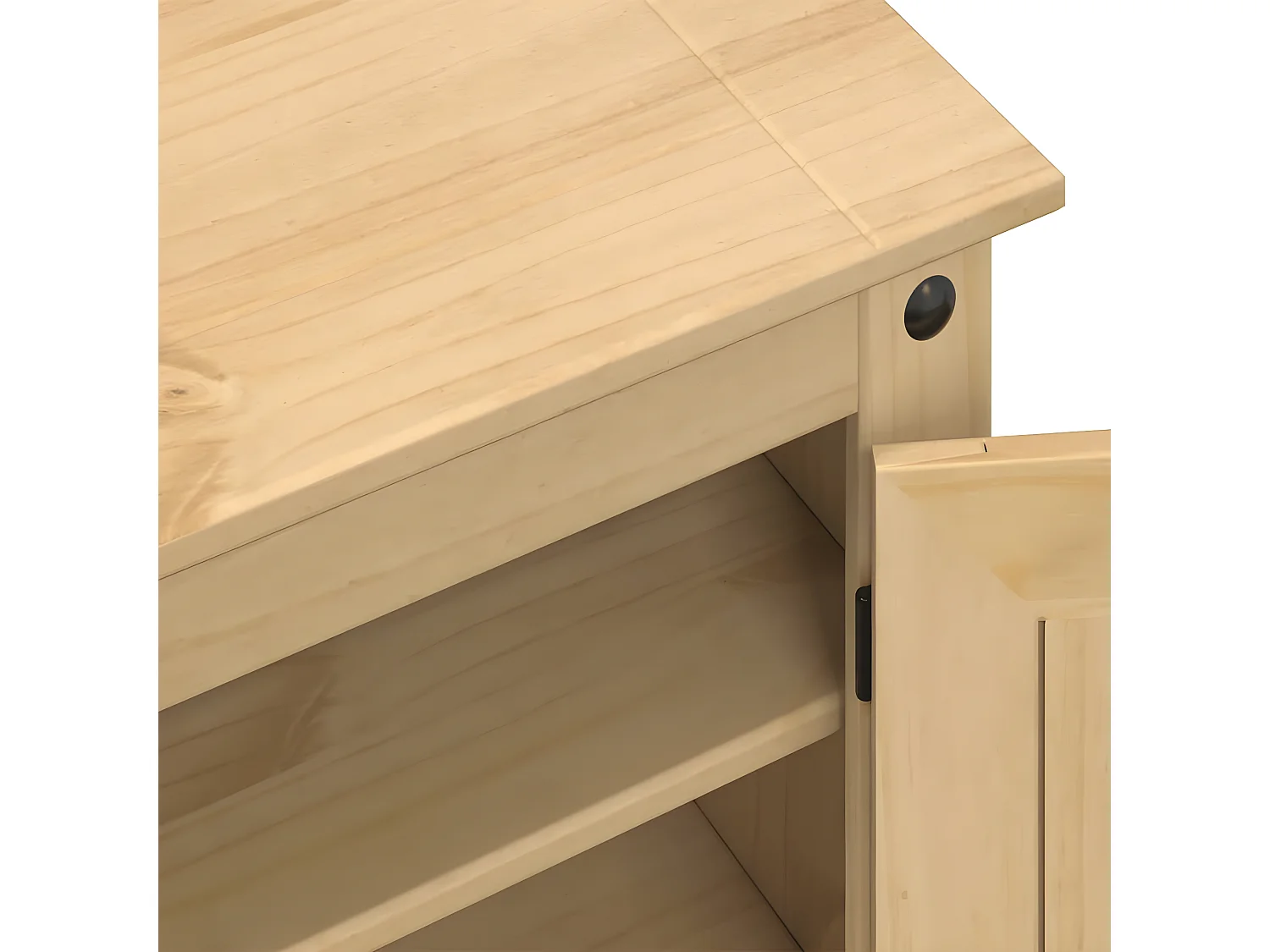 Armoire à chaussures Corona 86x38,5x108 bois de pin massif