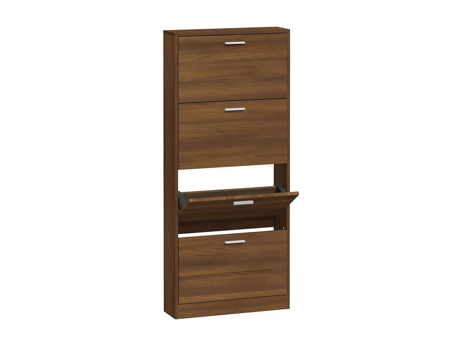 Armoire à chaussures Chêne marron 59x17x150 Bois d'ingénierie