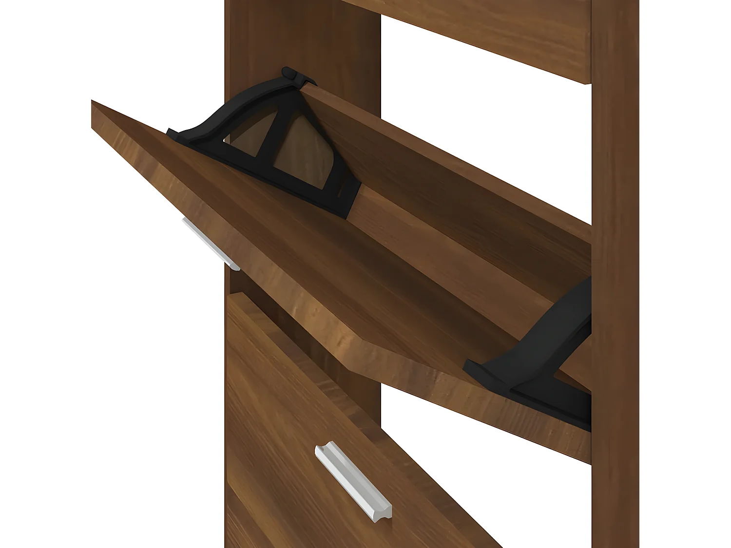 Armoire à chaussures Chêne marron 59x17x150 Bois d'ingénierie