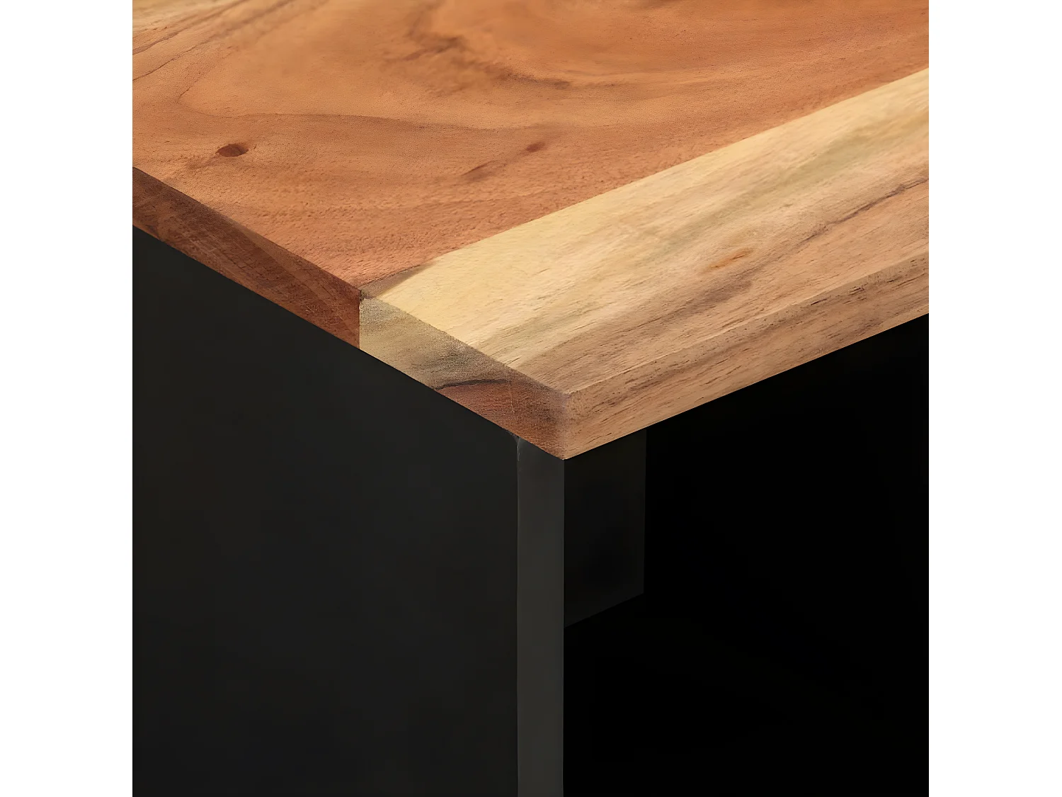 Armoire de salle de bain 38x33x160 bois massif d'acacia