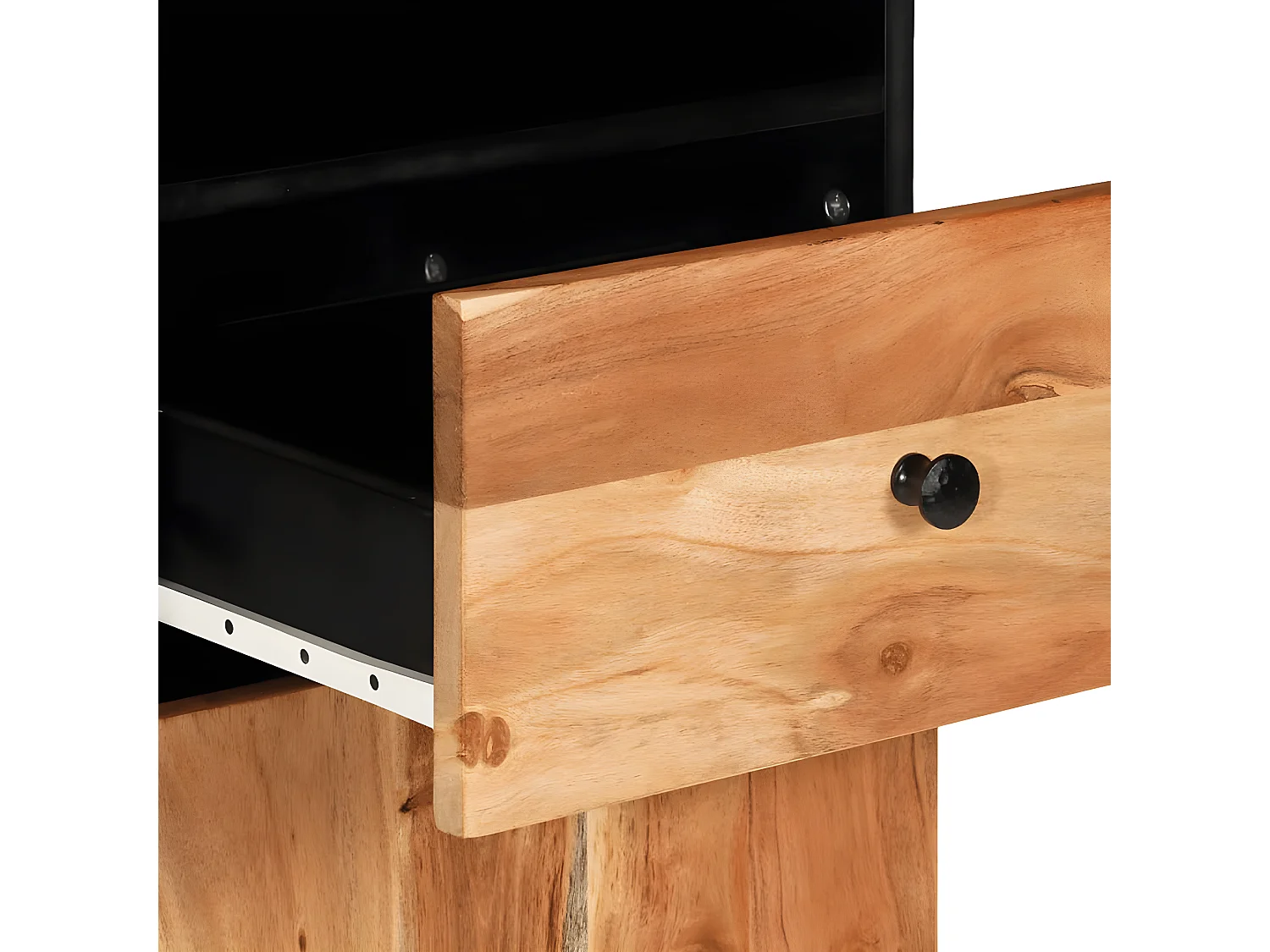 Armoire de salle de bain 38x33x160 bois massif d'acacia