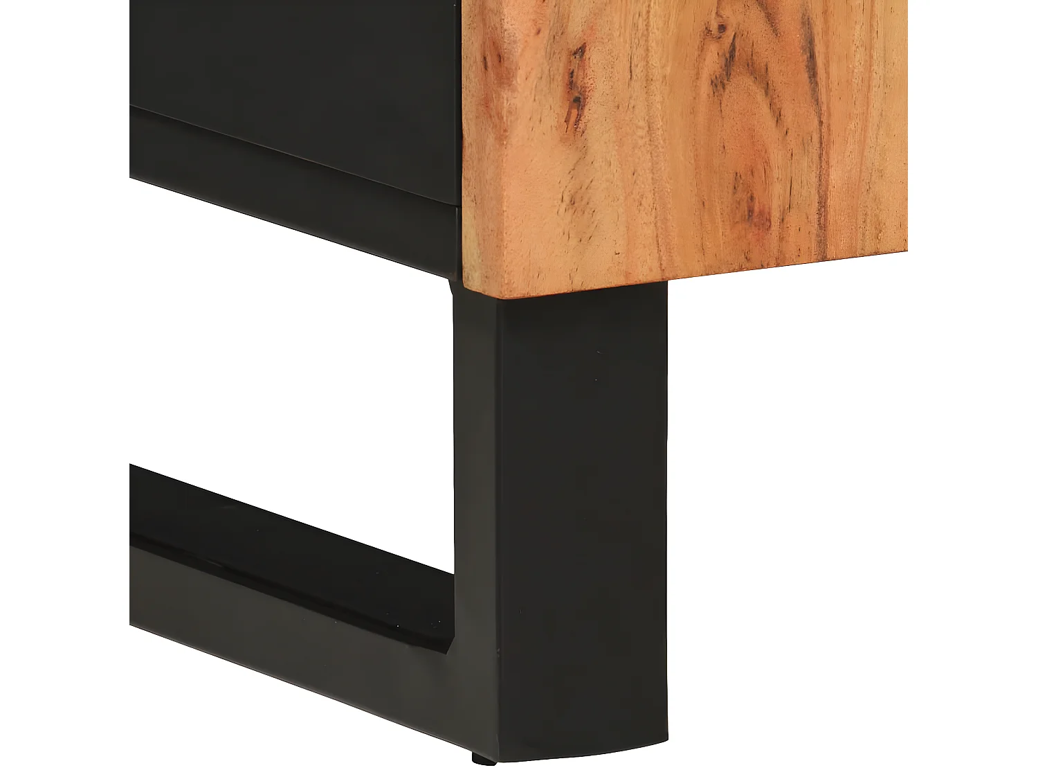 Armoire de salle de bain 38x33x160 bois massif d'acacia