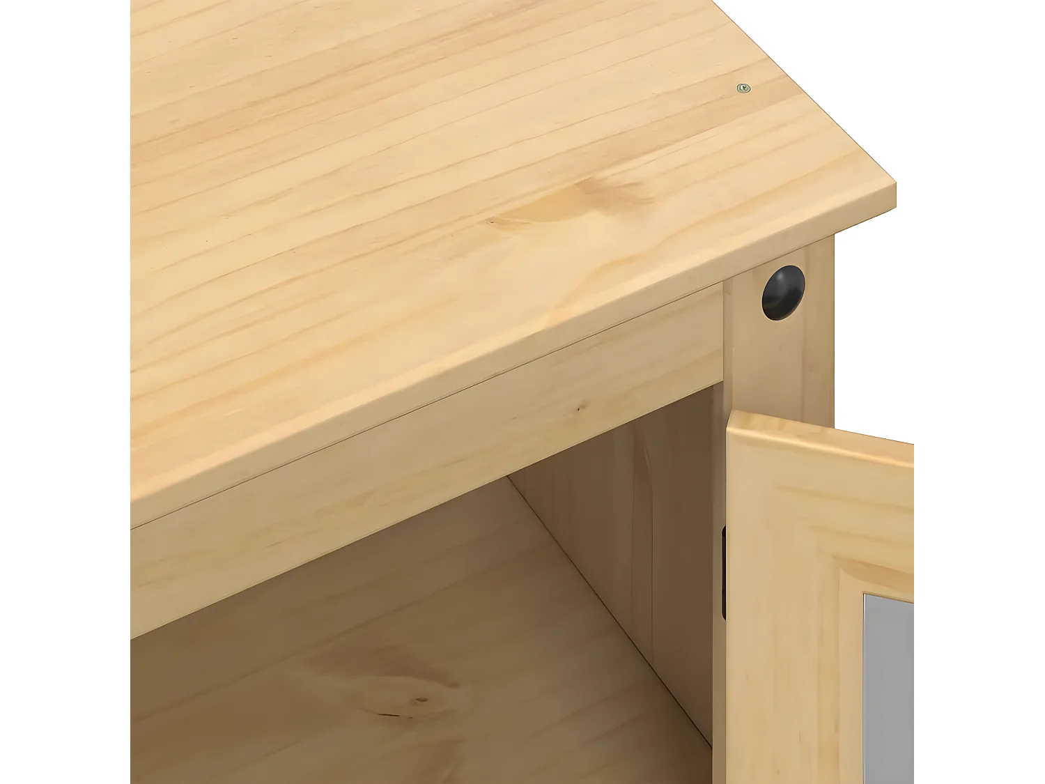 Armoire de salle de bain Corona 50x40x185 bois de pin massif