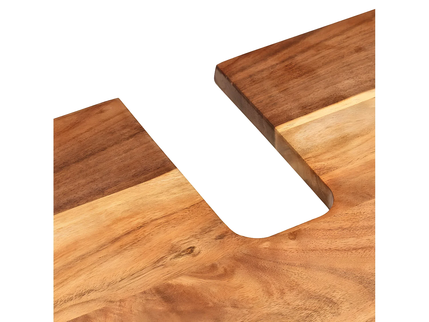 Ensemble de meubles de salle de bain 4 pcs bois massif d'acacia