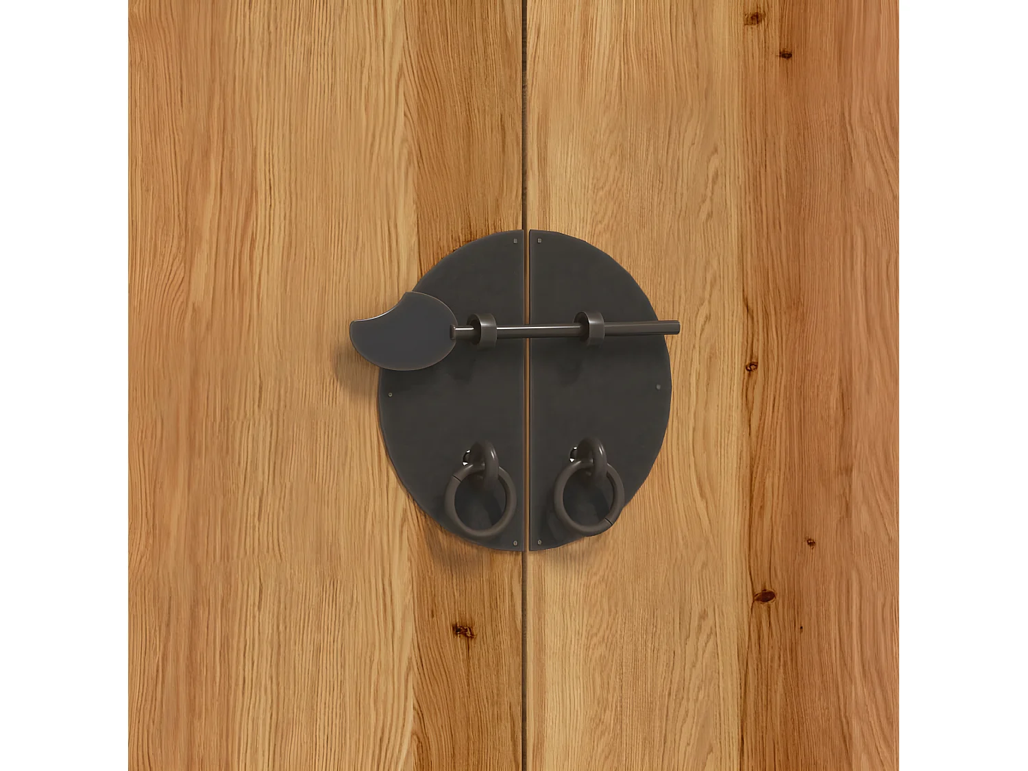 Ensemble de meubles de salle de bain 2 pcs bois de pin massif