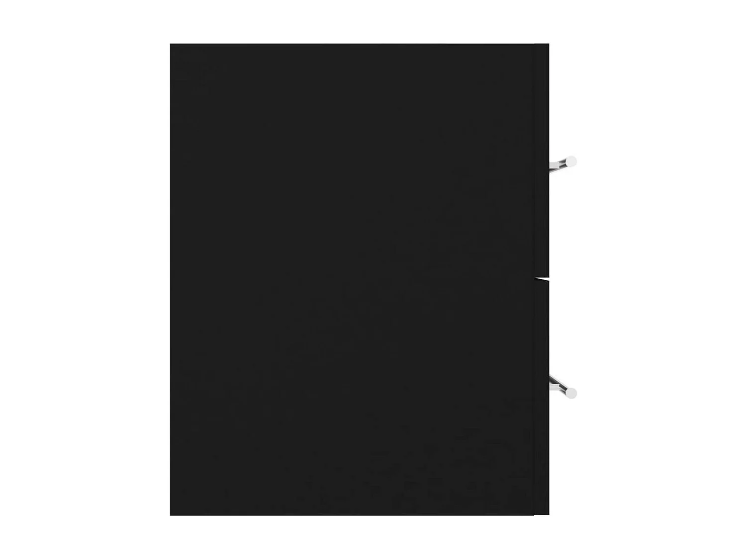 Armoire d'évier Noir 100x38,5x48