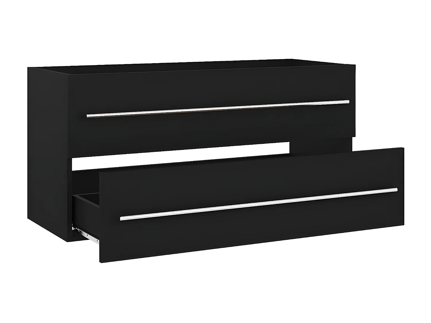 Armoire d'évier Noir 100x38,5x48