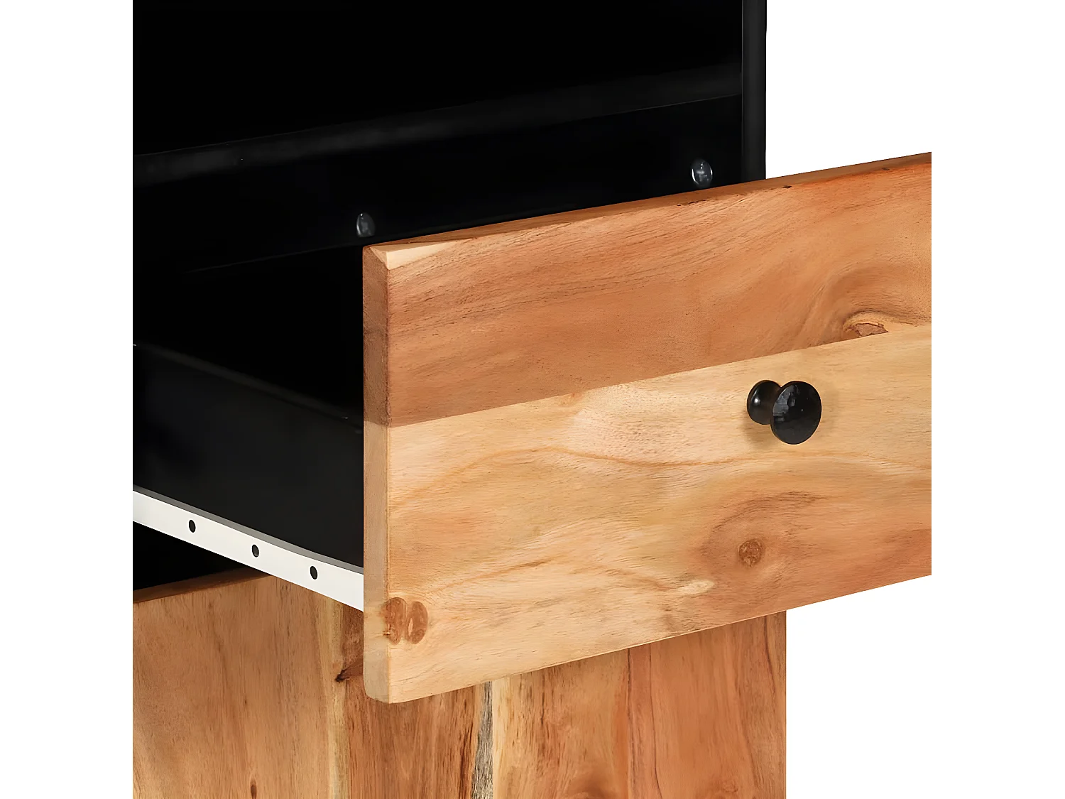 Ensemble de meubles de salle de bain 3 pcs bois massif d'acacia