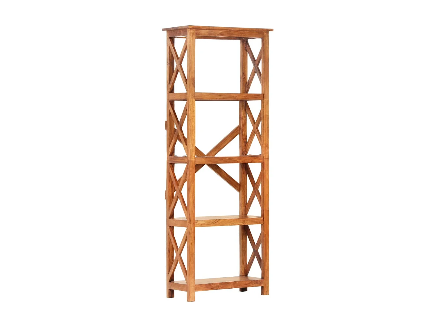 Bibliothèque 60x30x160 Bois massif d'acacia