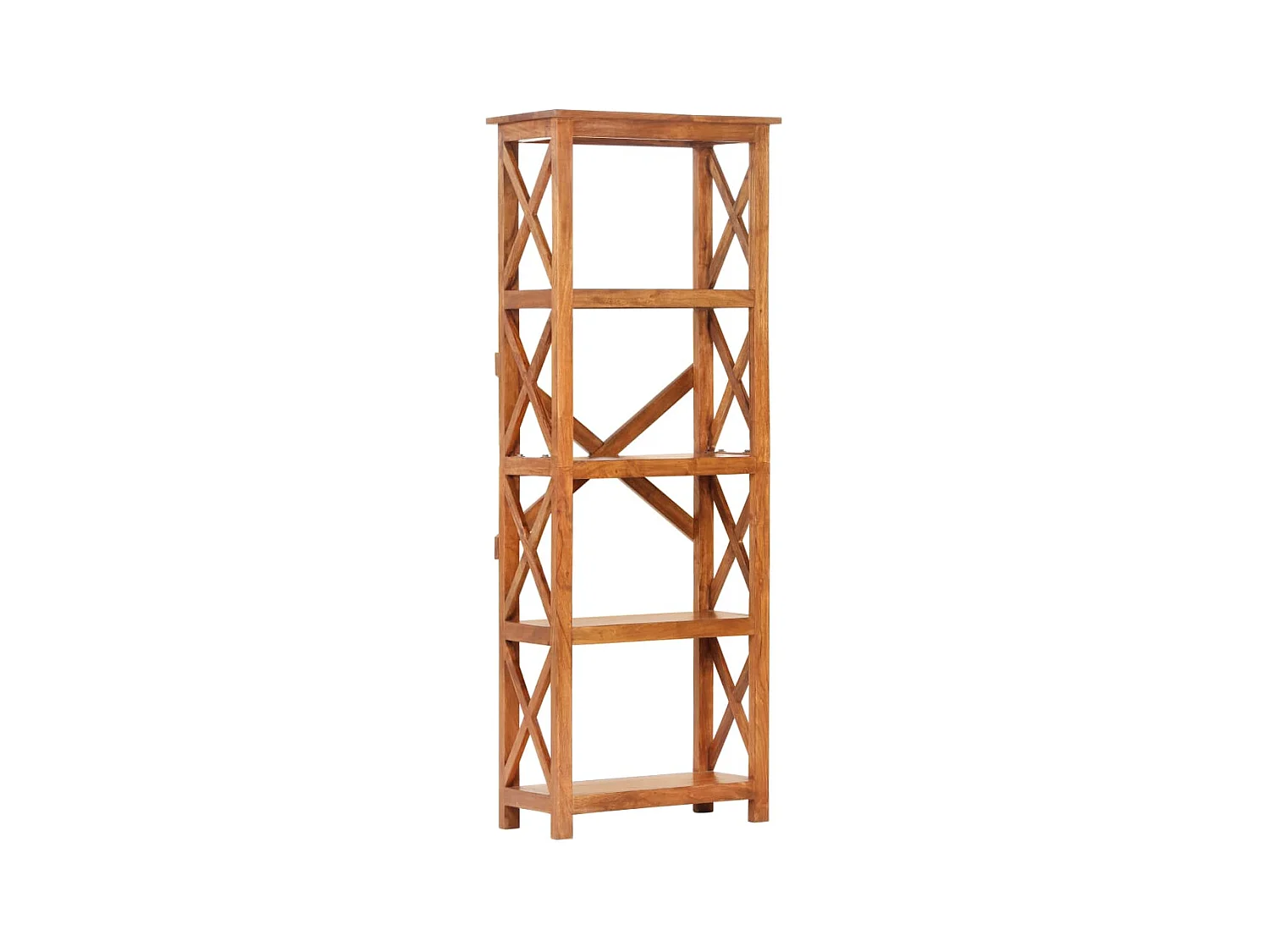 Bibliothèque 60x30x160 Bois massif d'acacia