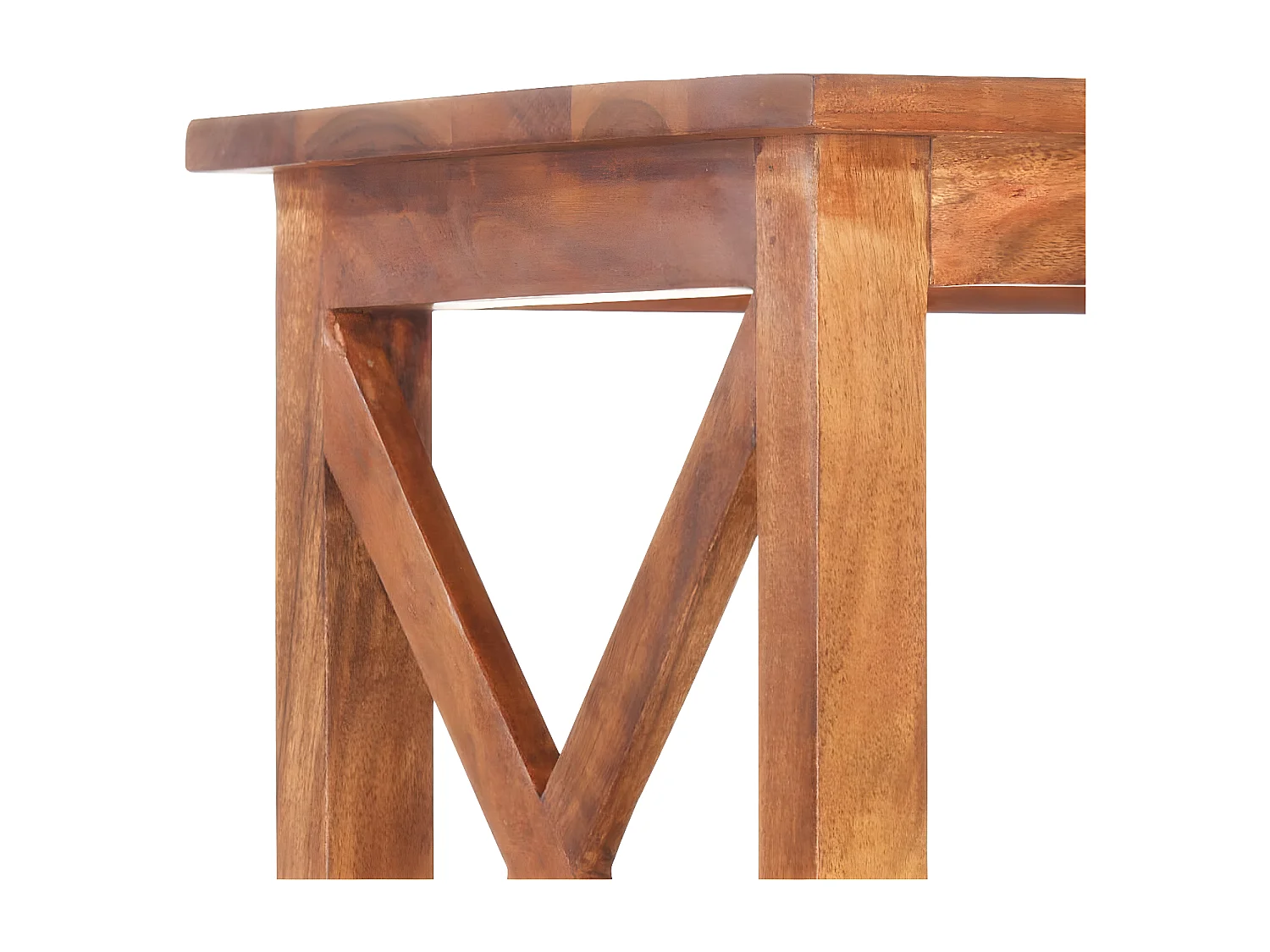 Bibliothèque 60x30x160 Bois massif d'acacia