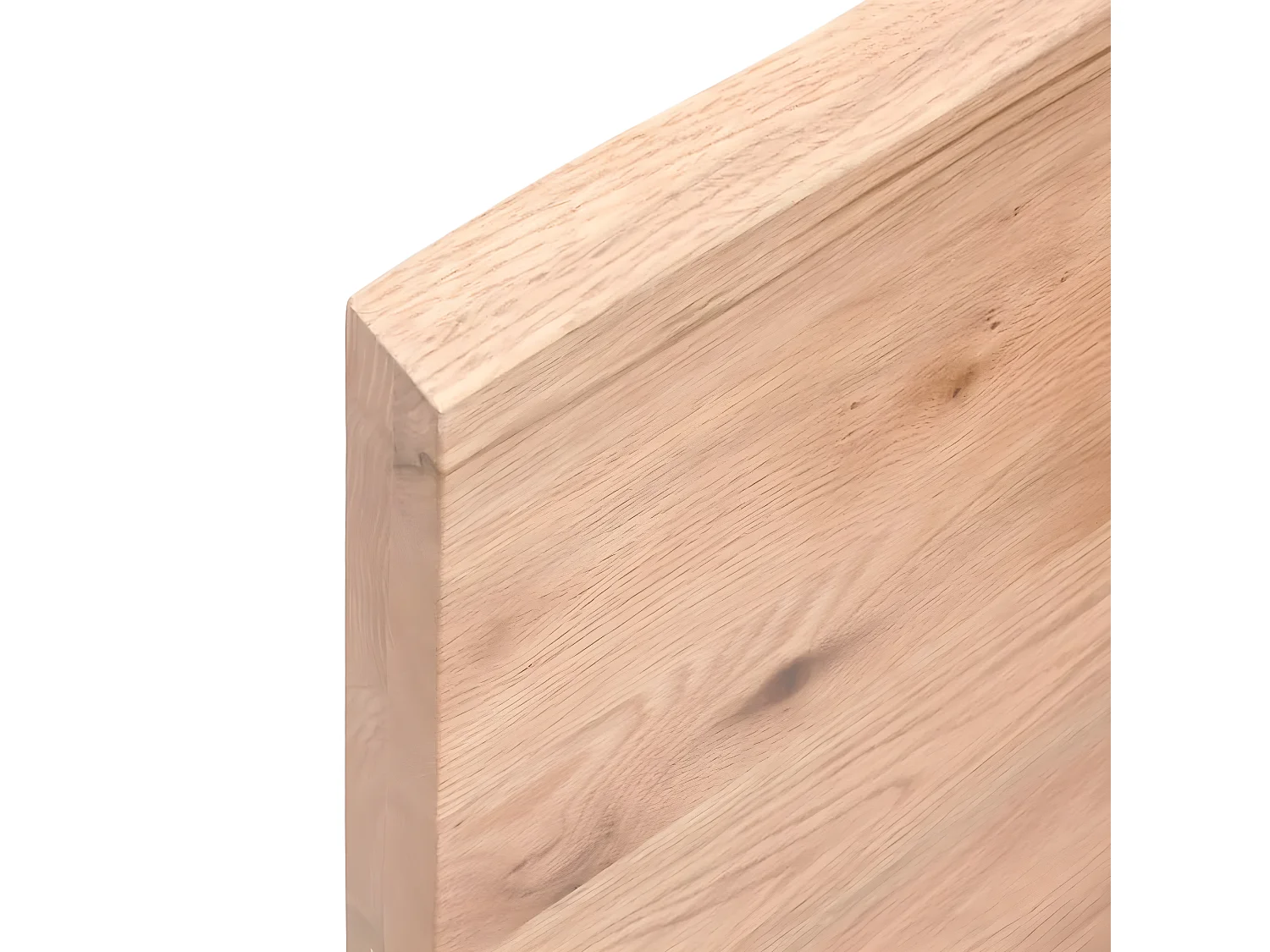 Étagère murale marron clair 80x10x4 bois chêne massif traité