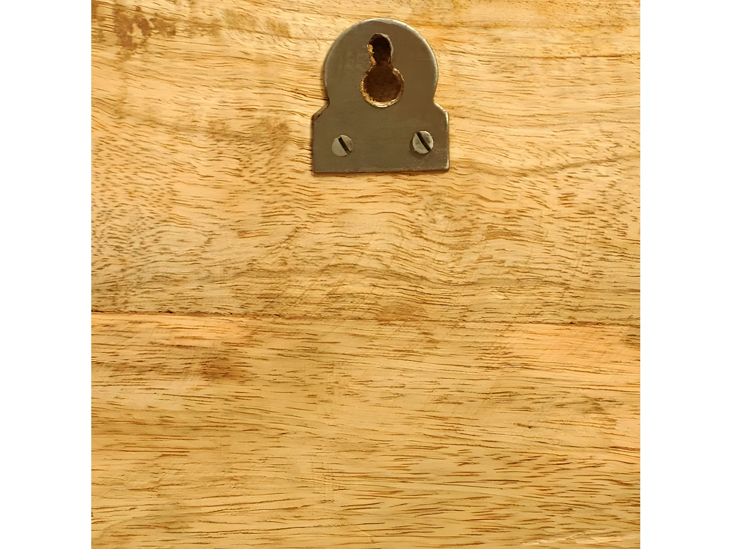 Lot de 2 étagères murales en bois solide