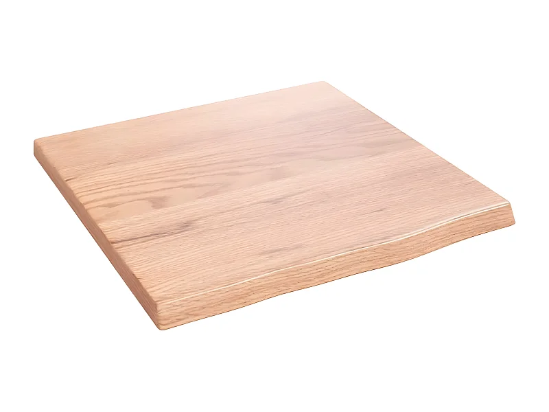 Étagère murale marron clair 40x40x2 bois chêne massif traité