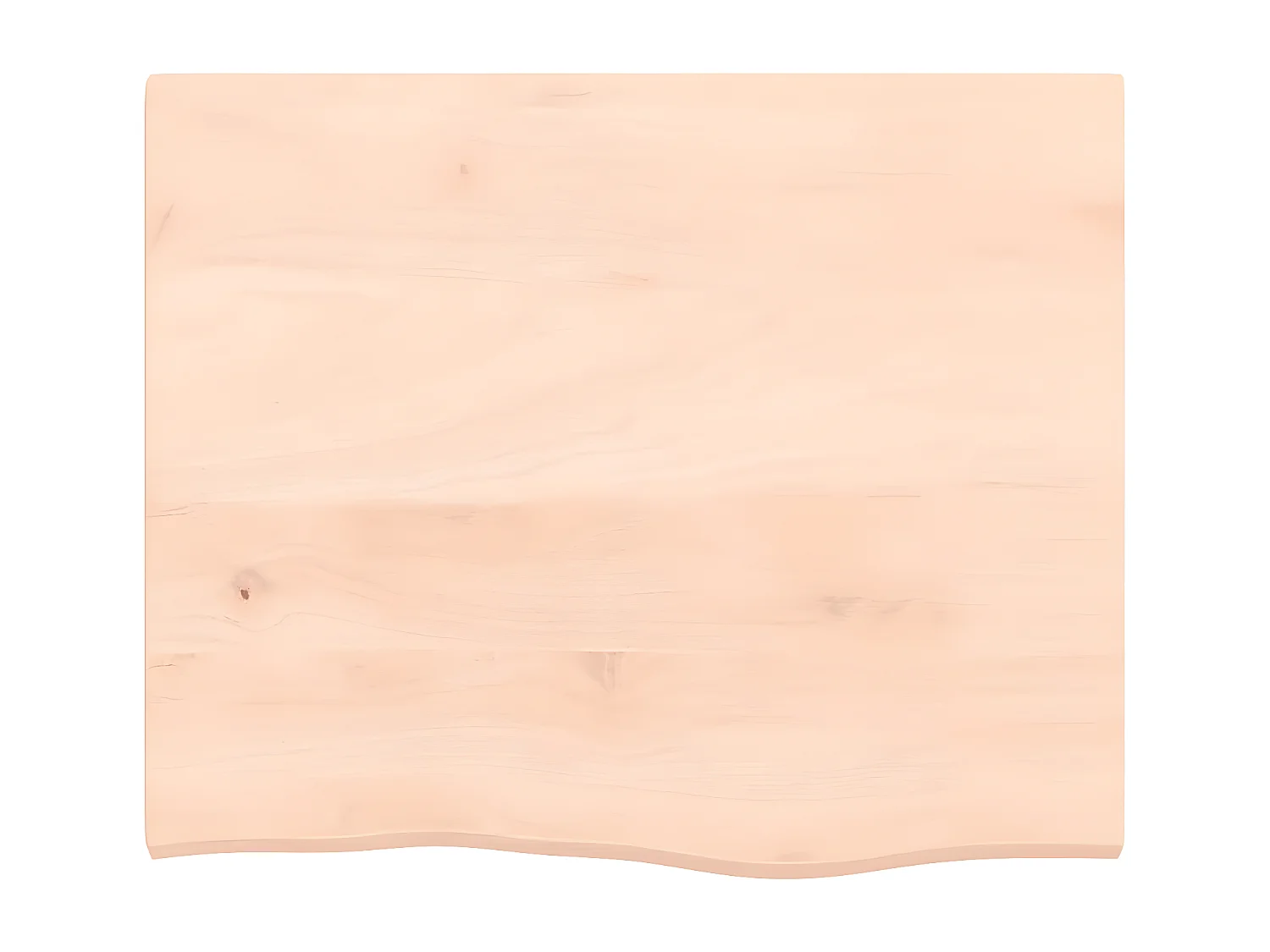 Étagère murale 60x50x2 bois de chêne massif non traité