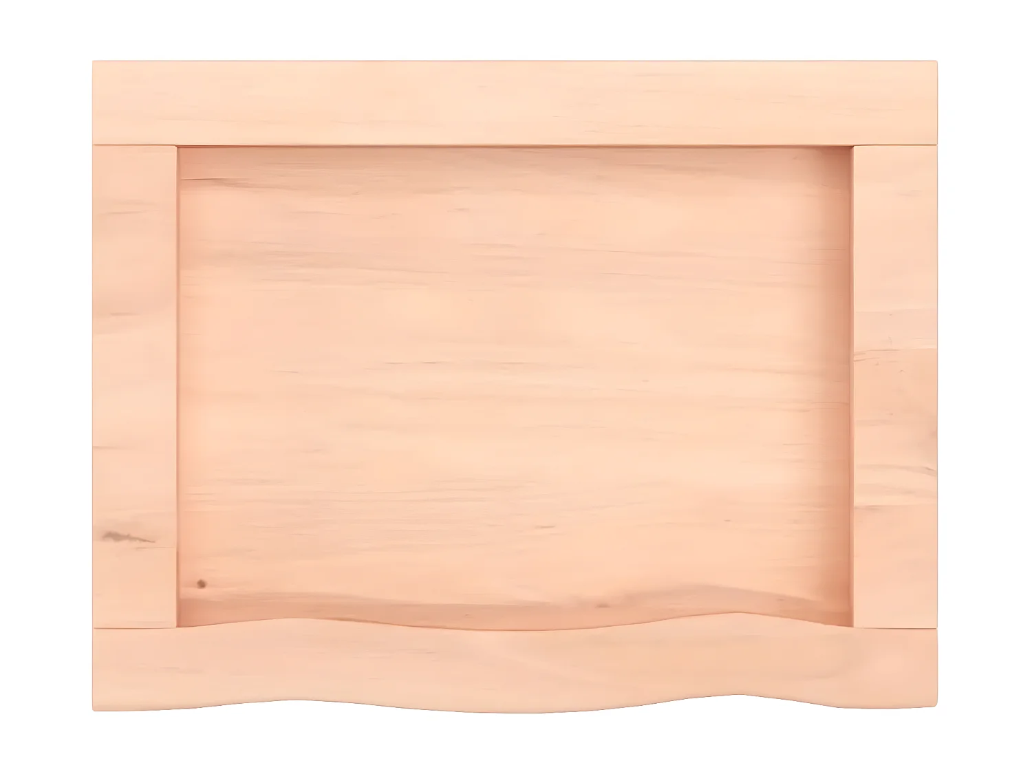 Étagère murale 40x30x(2-4) cm bois de chêne massif non traité