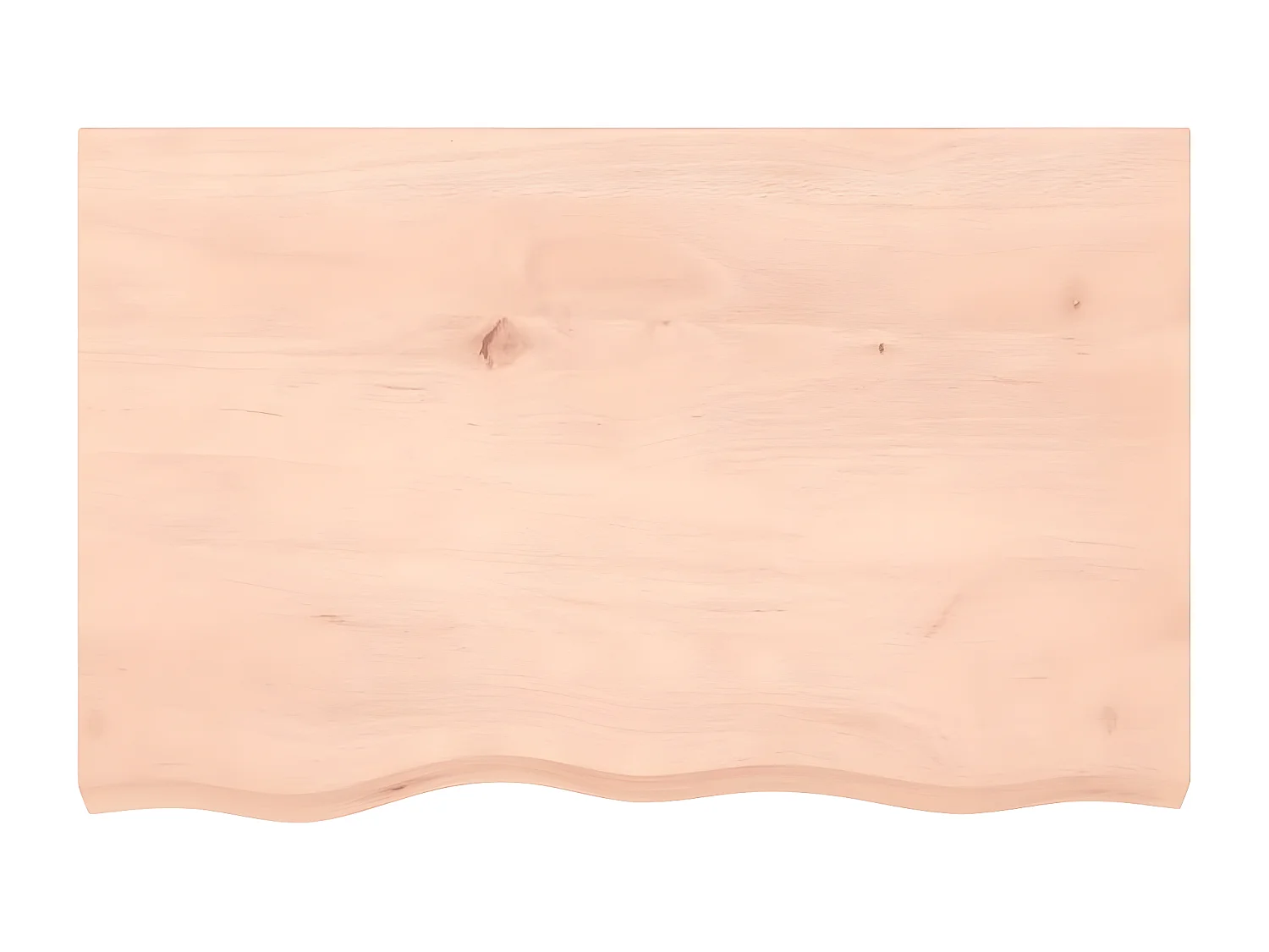 Étagère murale 80x50x2 bois de chêne massif non traité