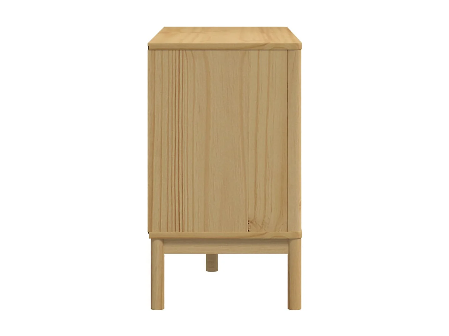 Commode FLORO cire marron bois de pin massif