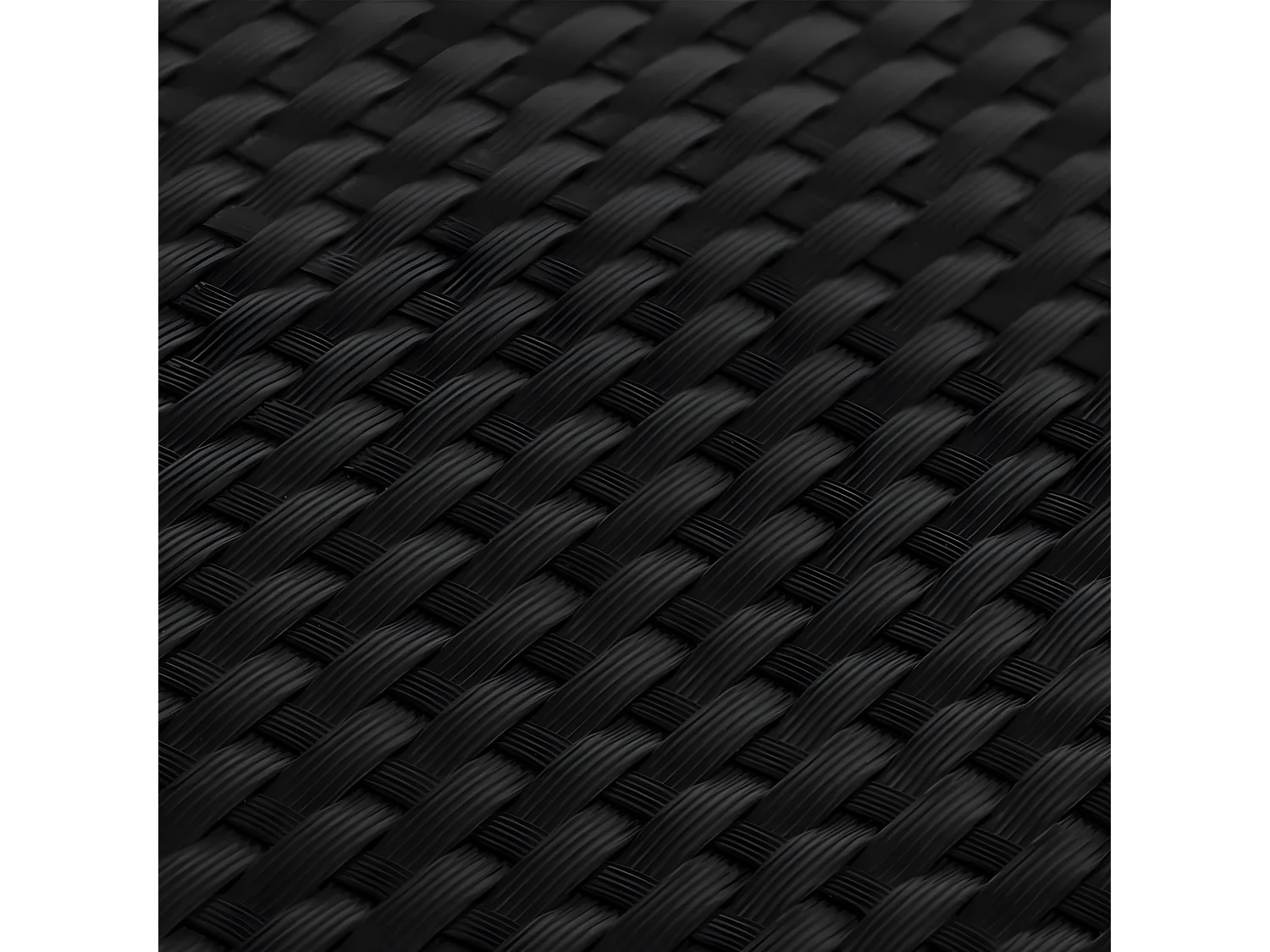 Paravents de balcon 10 pcs noir 255x19 résine tressée