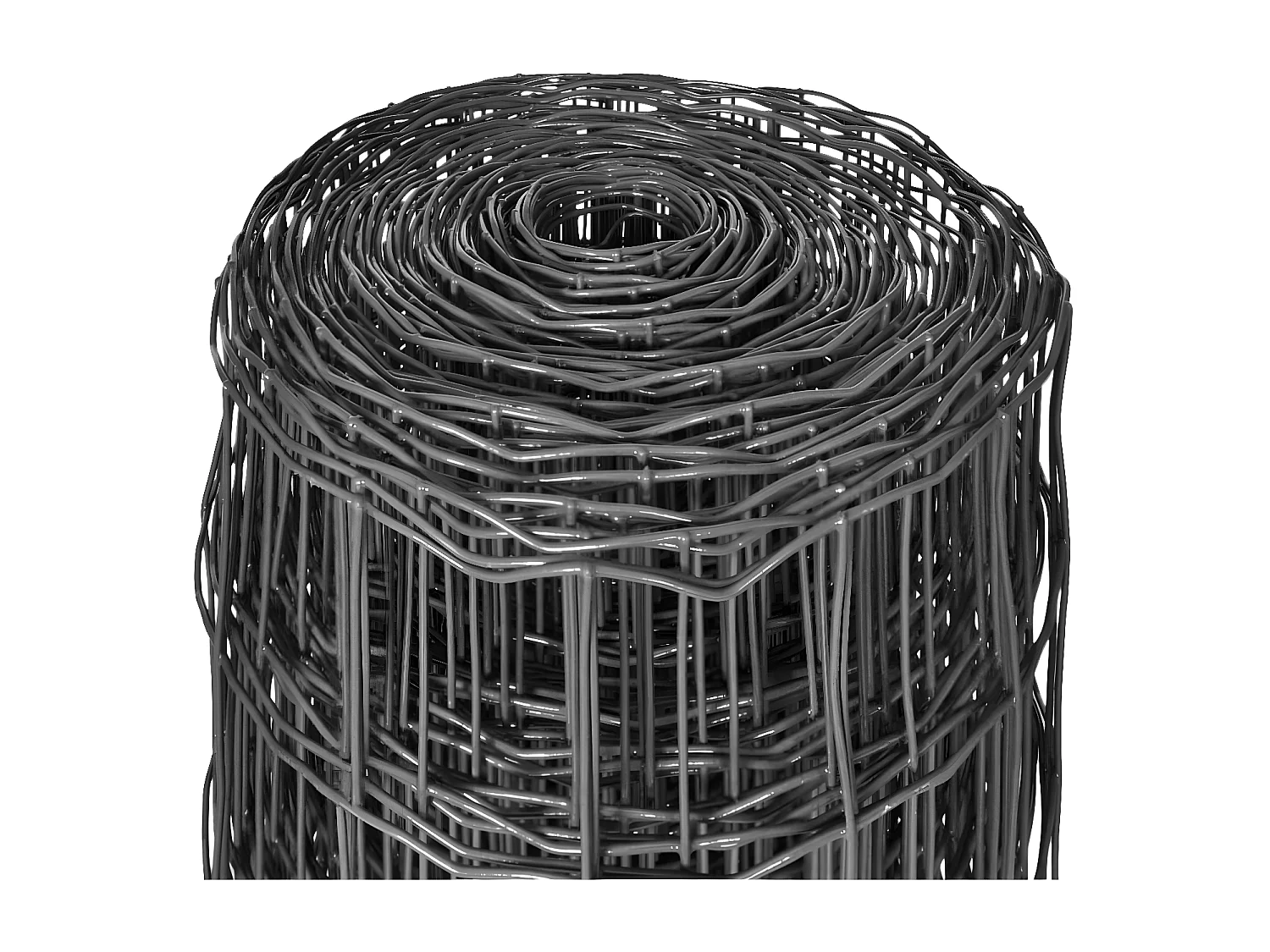 Clôture euro Acier 25 x 0,8 m Gris 5