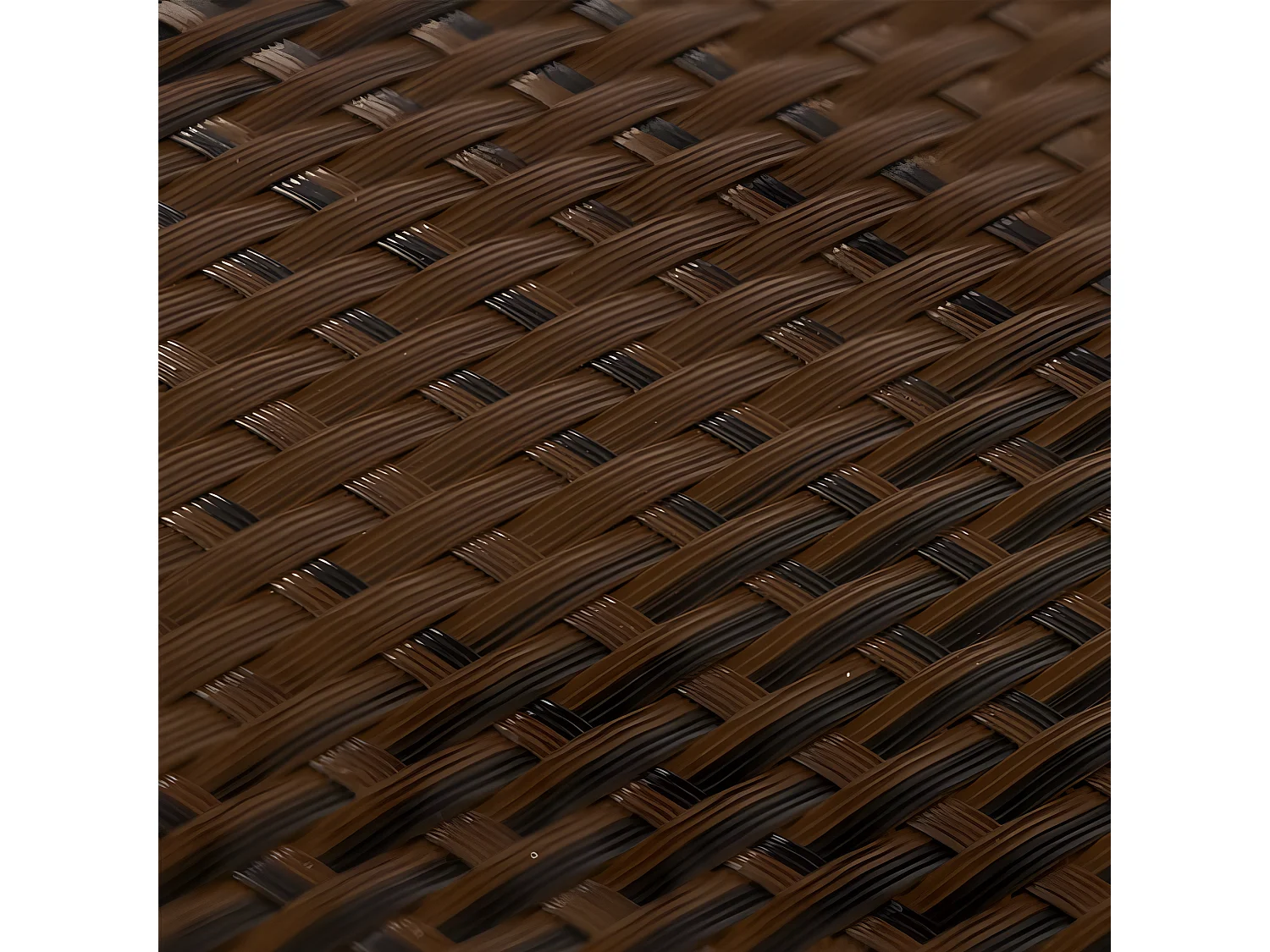 Paravents de balcon 10pcs marron et noir 255x19 résine tressé